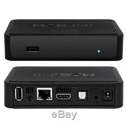 10x MAG 250 UK Plug IPTV Streamer SET TOP BOX Multimedia Internet TV USB Konsole