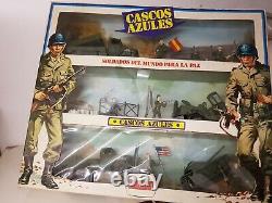 1960/70's Comansi-Spain Toy Soldier Gift Set CASCOS AZULES Mint in Box Top Cond