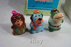 1960#s HANNA BARBERA PENCIL SHARPENER SET / TOP CAT MCGRAW HUCKLEBERRY / IN BOX