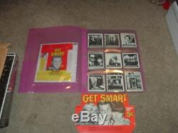 1966 Topps R710-11 Get Smart Panel Card Set of 66 Cards with Wrapper Box Top