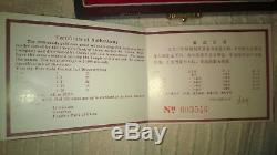 1990 China Gold-set Panda Pp/proof Box Zertifikat Top Rar Mintage 5000