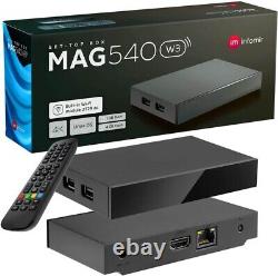 20 Pcs MAG 540w3 wifi Original Linux 4K IPTV Set Top Box internet TV IP Receiver