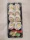50 Set 8.77x3.74x1.96 Takeout Sushi Tray & Lid To Go California Or Multi Roll
