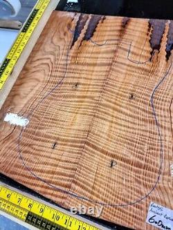 5A Ancient Quilted Redwood Bookmatched Guitar Top Set Luthier Supplies