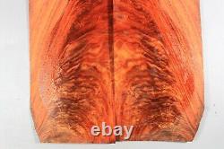 5A Blood wingceltis Hardwood Bookmatch Electric Guitar Top Set Luthier 7969