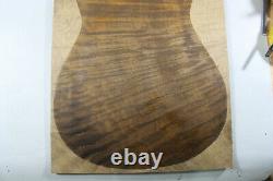 5A Flame Golden Phoebe Wood les paul Guitar/Bass Fat Top Set Luthier Y460