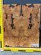 5a Spalted Maple Burl Bookmatched Set Guitar Bass Top, Luthier Guitar Building