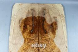 AAAA 9mm Flame Maple Wood Electric Bass Bookmatch Fat Top Set Luthier 7647