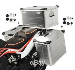 Alu Pannier Set Gobi 45L-34L Top Box 64L mounting kit for 16mm luggage racks