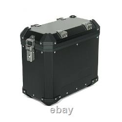 Aluminium Panniers Set + Top Box for Benelli TRK 502 / X GX45 black