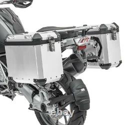 Aluminium Panniers Set for BMW R 1250 GS / Adventure Side Cases GX45 silver