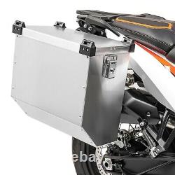 Aluminium Panniers Set for Ducati Multistrada 1200 Enduro Side Cases AT36 black