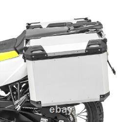 Aluminium Panniers Set for Honda CB 1100 / EX / CB 500 X Side Cases QP48 silver