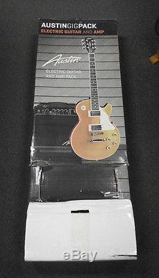 Austin Super 6 AS6PGTP'56 Gold Top Gig Pack Electric Guitar/Amp Set in box