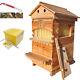 Auto Flo-wing Honey Beehive Set Wooden Beehive + 7x Frames Auto Bee Hive Box
