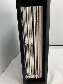 BEATLES WOODEN ROLL TOP BOX SET 14 LPs VERY RARE LIMITED EDITION 1988