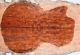 Bh031-1 5a Fugure Electric Bass Drop Top Quilted Padauk Hardwood Set Luthier