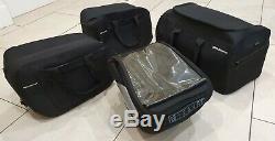 BMW R1200RT full 4piece soft luggage set, tank bag, 49L top box & pannier liners
