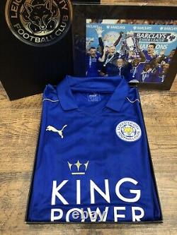 BNWT Official Puma Leicester City CHAMPIONS GIFT BOX SET 2016 17 Shirt Top Vardy
