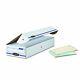 Bankers Box Stor/file Check Boxes, Standard Set-up, Flip-top Lid, 4 X 9 X 24 Inc