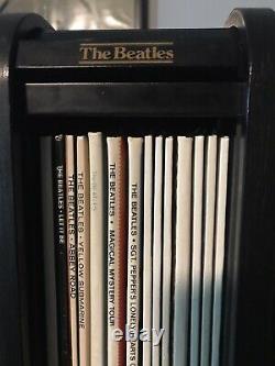 Beatles 1988 Wooden Roll top box set very limited 14 Sealed Lp Minor Ware On Box