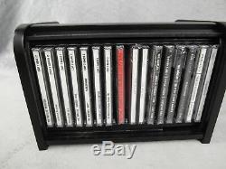 Beatles Parlophone Wood Roll Top Box 16 CD Rare Collector Set CD's Sealed
