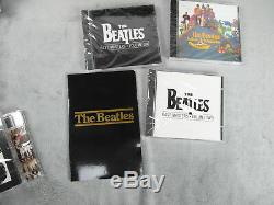 Beatles Parlophone Wood Roll Top Box 16 CD Rare Collector Set CD's Sealed