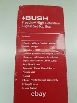 Bush Digital Set Top Box Freeview Hdmi Tuner Dvb Receiver Tv Dfta50fve