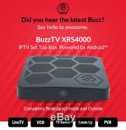 BuzzTV XRS4000 Android 9.0 OTT IPTV Set-Top Box 4GB RAM 32GB Mem Buzz XRS 4000