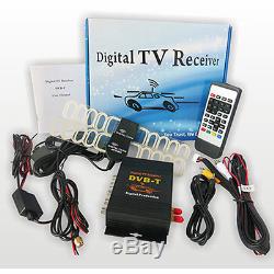 Car Mobile Phone HD DVB-T MPEG-4 Double Antenna Digital TV Set Top Receiver Box