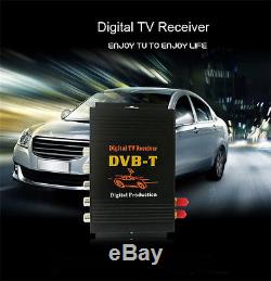Car Mobile Phone HD DVB-T MPEG-4 Double Antenna Digital TV Set Top Receiver Box