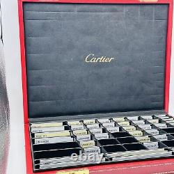 Cartier spare parts box suitcase glasses sunglasses red gold original EXCELLENT