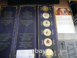 Coins Ave Maria set in box and slipcase with Certificate Top Collection