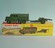 Dinky Meccano Uk 1962 Army Gift Set Howitzer And Tractor #695 Original Box Top