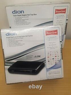 Dion UK Double/Single Scart Low Energy Digital Set Top Box with remote