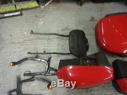 Ducati pannier set SPORT TOURING ST2 ST3 ST4 S red with top box full set