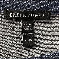 Eileen Fisher Organic Cotton Bateau Neck Box Top Pant Set