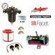 Facet Red Top Fuel Pump Box Set (8mm) + Filter King V8 Regulator + Fuel Gauge