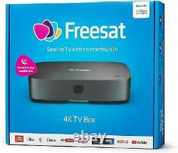 FREESAT UHD-X Smart 4K Ultra HD Set Top Box Freesat Receiver Sealed Box, NEW