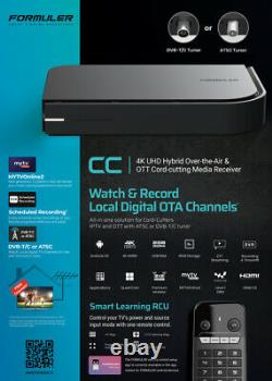 Formuler CC 4K UHD Hybrid DVB-T/C Terrestrial Tuner Android TV Set Top Box