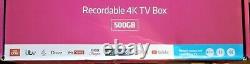 Freesat UHD-4X 500GB 4K Ultra HD Recordable Satellite Receiver Set Top Box