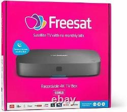 Freesat UHD-4X 500GB Smart 4K Ultra HD Satellite Receiver Set Top Box Recordable