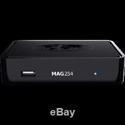 Genuine MAG 254 w1 Infomir IPTV/OTT Set-Top Box WLAN WiFi 150Mbs PLUG & PLAY