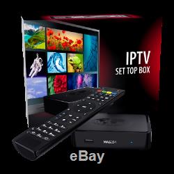 Genuine MAG 254 w1 Infomir IPTV/OTT Set-Top Box WLAN WiFi PLUG & PLAY 24 month