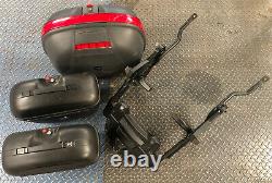 Givi Wingrack Luggage Set Top Box Case Rack Rails Pannier Key Honda VFR750 94-97