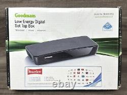 Goodmans GDB18FVZS2 Freeview Digital Terrestrial TV Receiver Set Top Box NEW