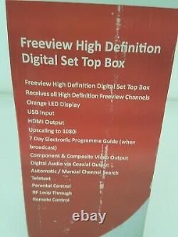 Grundig Digital Set Top Box Freeview Hdmi Tuner Dvb Receiver Tv Usb Gstb4100fv