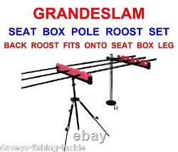 Gs Seat Box Pole Roost Tripod Set Carp Fishing Support Arm Rack Top Kit Rod Rest