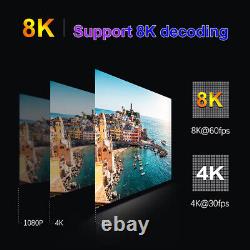 H96 MAX V58 Set Top Box Media Player Receiver TV Box (8G+64G-EU Plug)