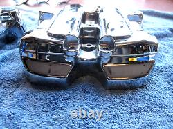 HARLEY 17-22 M8 set of top & bottom rocker boxes both in chrome finish very nice